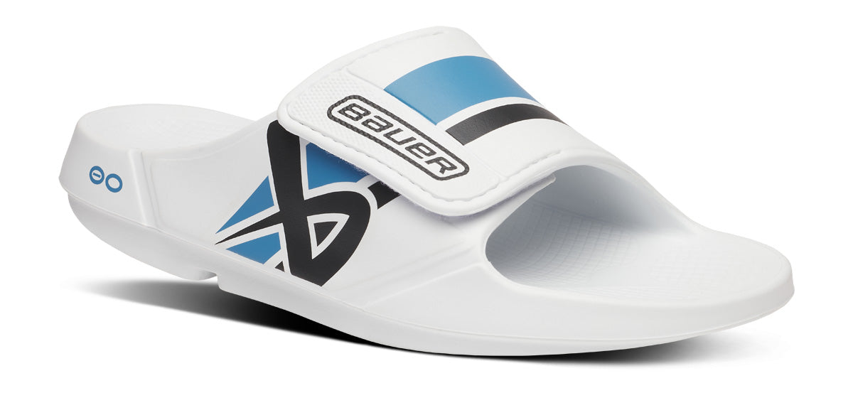 BAUER/OOFOS Women's OOahh Sport Flex Sandal ?C White