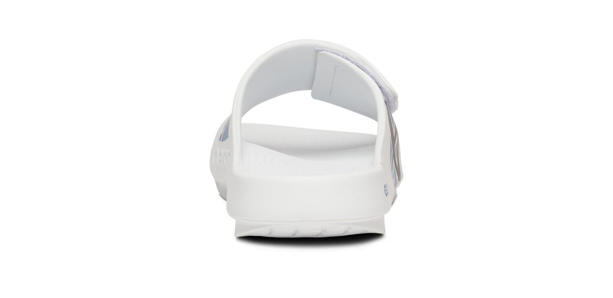 BAUER/OOFOS Women's OOahh Sport Flex Sandal ?C White - Image 5